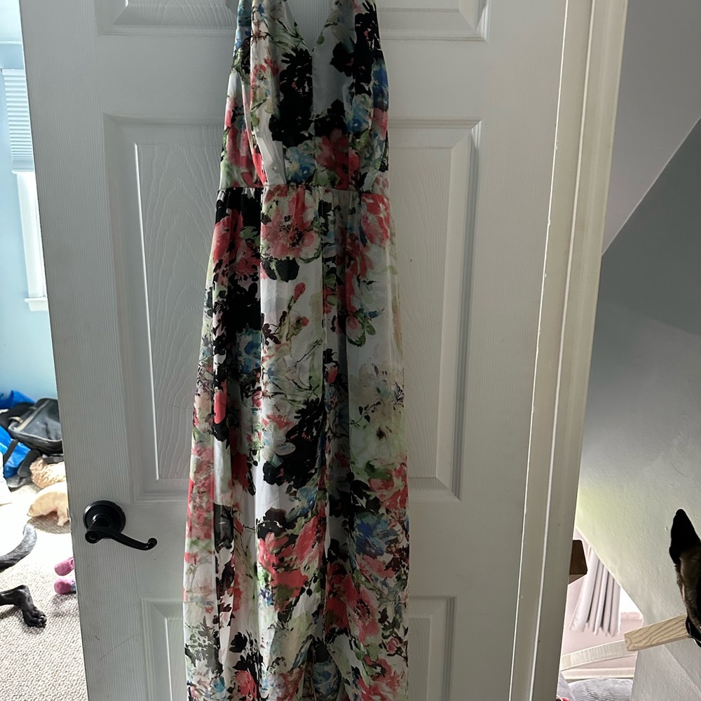 Crystal Doll Floral Print Dress - Picture 1 of 9